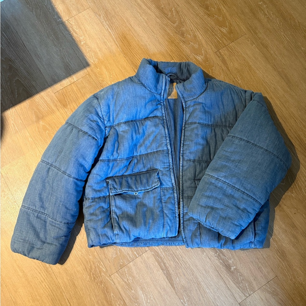 Gap denim Puffer Jacket